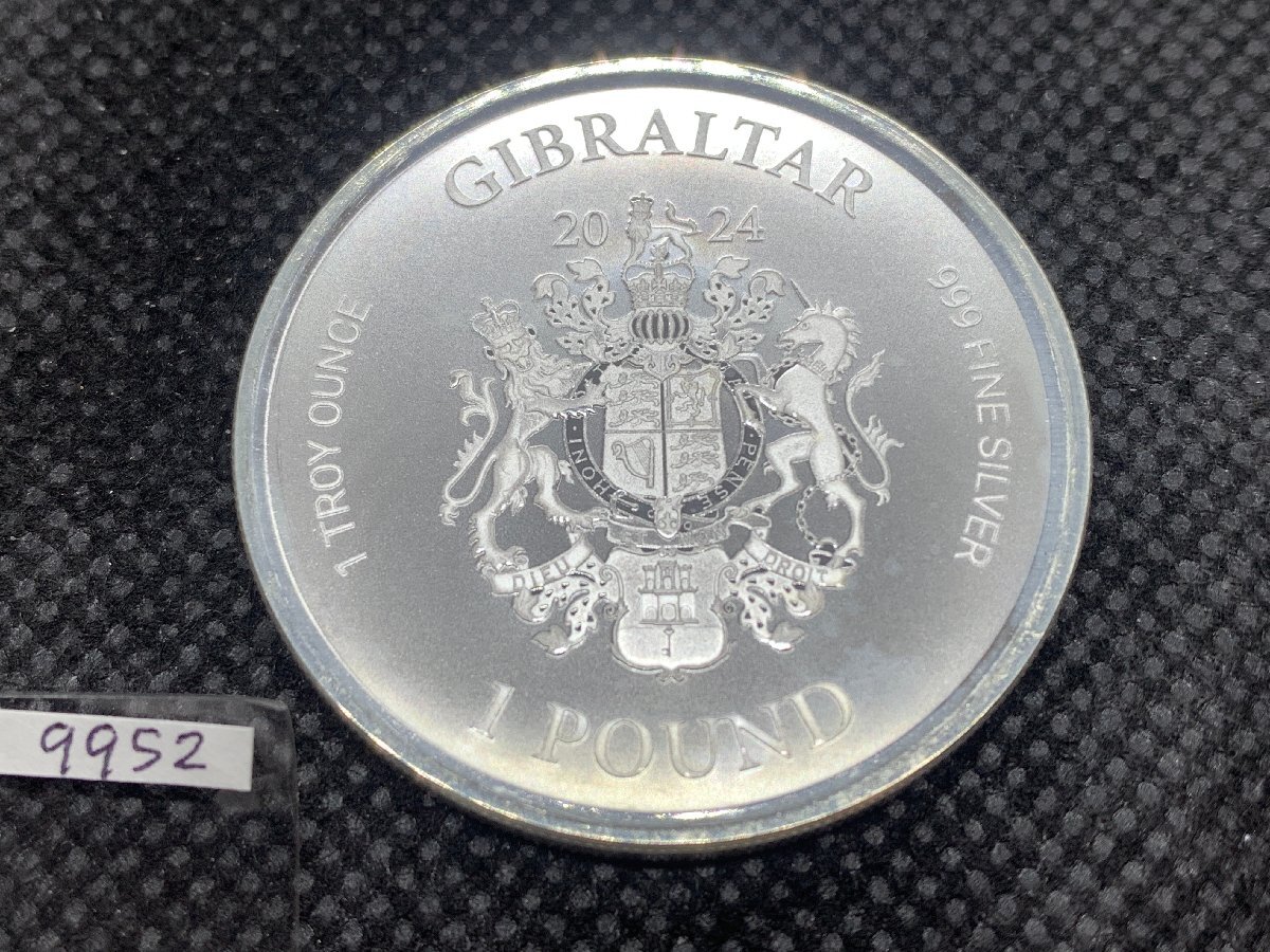 31.1グラム 2024年 (新品) ジブラルタル「正義の女神」純銀 1オンス 銀貨_2