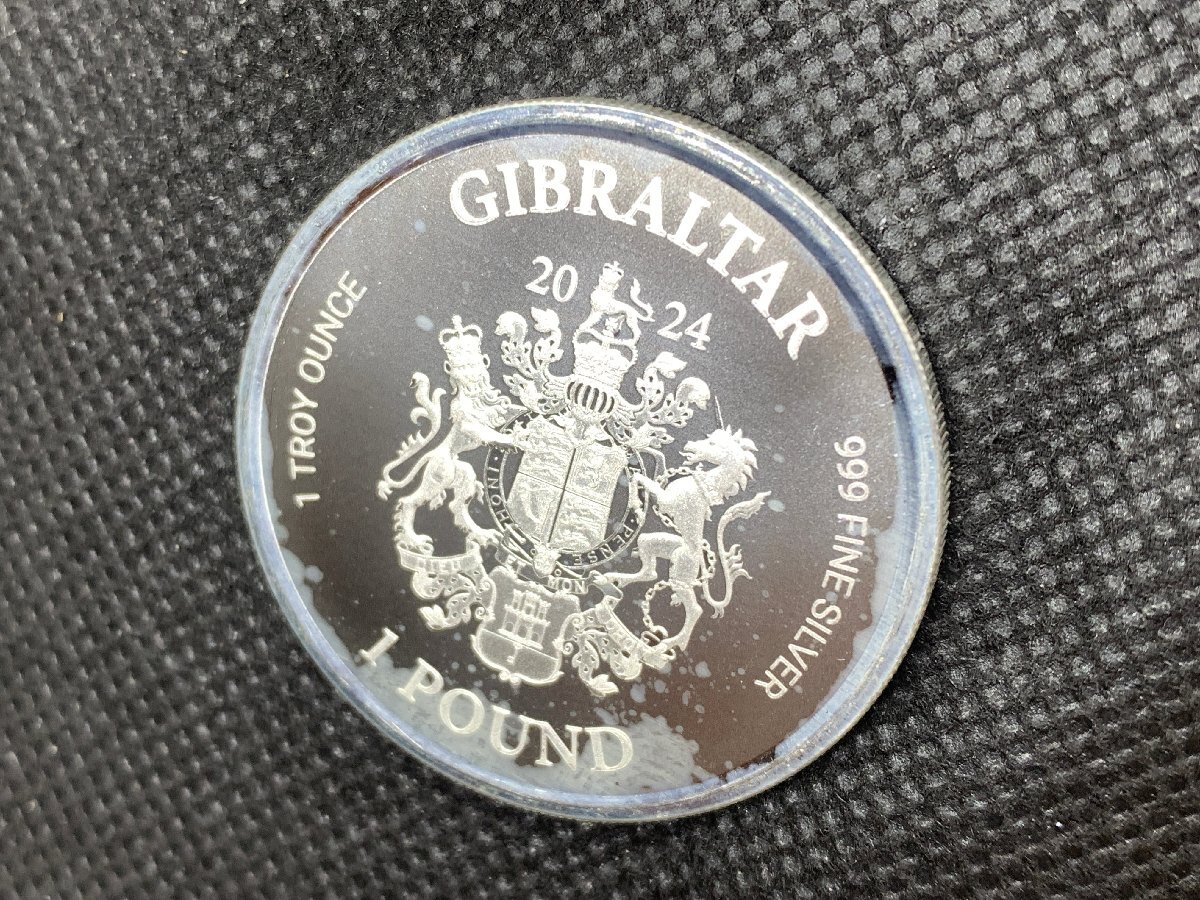 31.1グラム 2024年 (新品) ジブラルタル「正義の女神」純銀 1オンス 銀貨_4