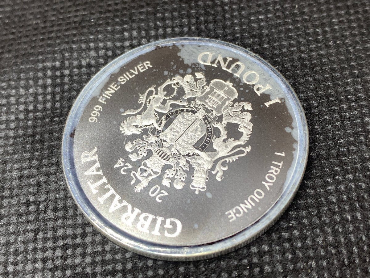 31.1グラム 2024年 (新品) ジブラルタル「正義の女神」純銀 1オンス 銀貨_6