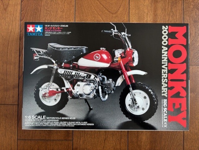 HONDA MONKEY 2000 ANNIVERSARY BIG SCALE30 ホンダ モンキー 1/6 新品未組立品 TAMIYA 2000年スペシャルモデル 模型 ★10円スタート★_1