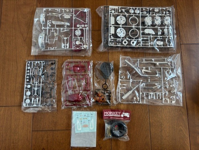 HONDA MONKEY 2000 ANNIVERSARY BIG SCALE30 ホンダ モンキー 1/6 新品未組立品 TAMIYA 2000年スペシャルモデル 模型 ★10円スタート★_8