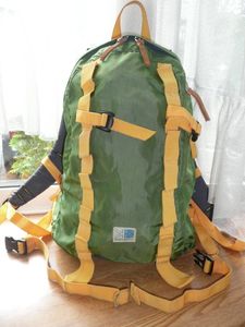 [良品] Karrimor カリマー 容量20Lデイパック リュック 登山バックパック 緑/黄 ハイキン