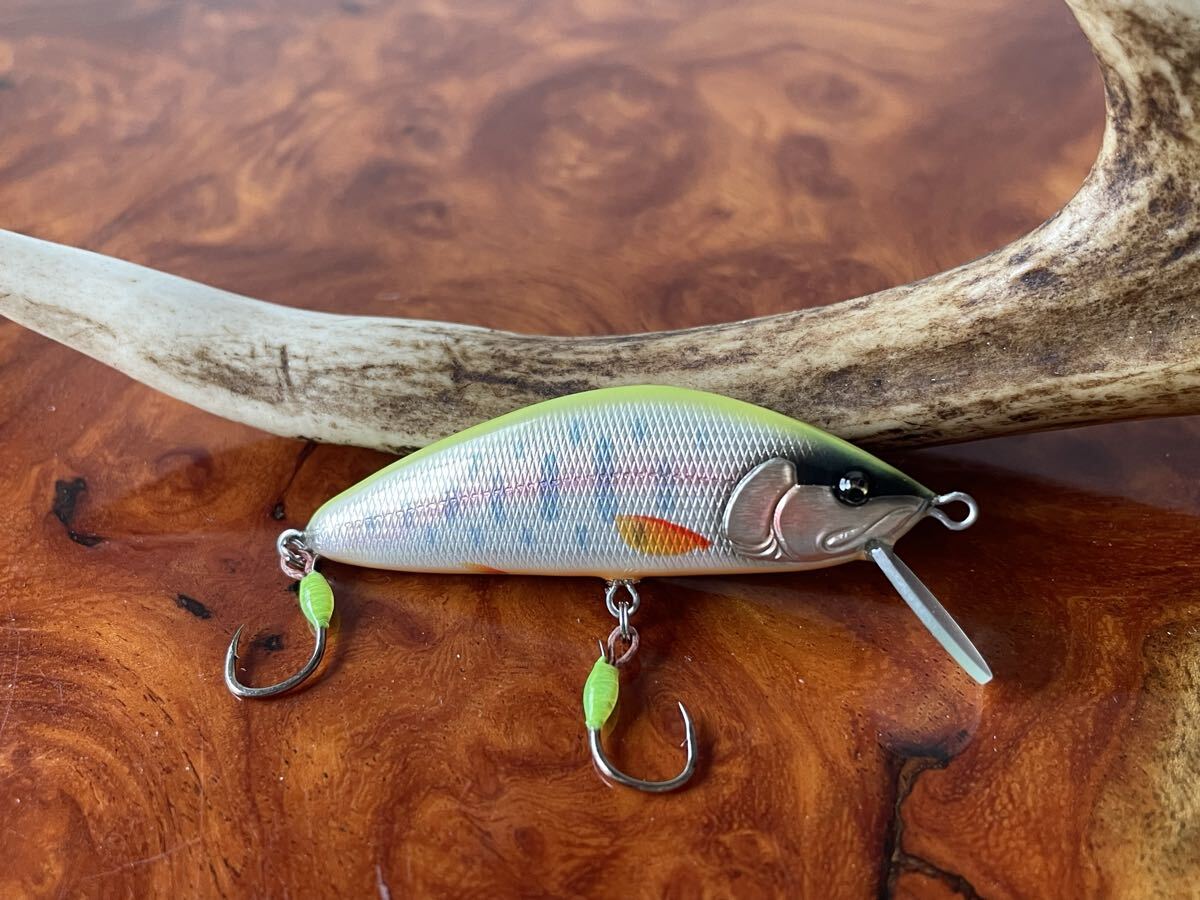 Lures Handmade T.C.G ハンドメイドミノー アワビ貼り 50s Yahoo
