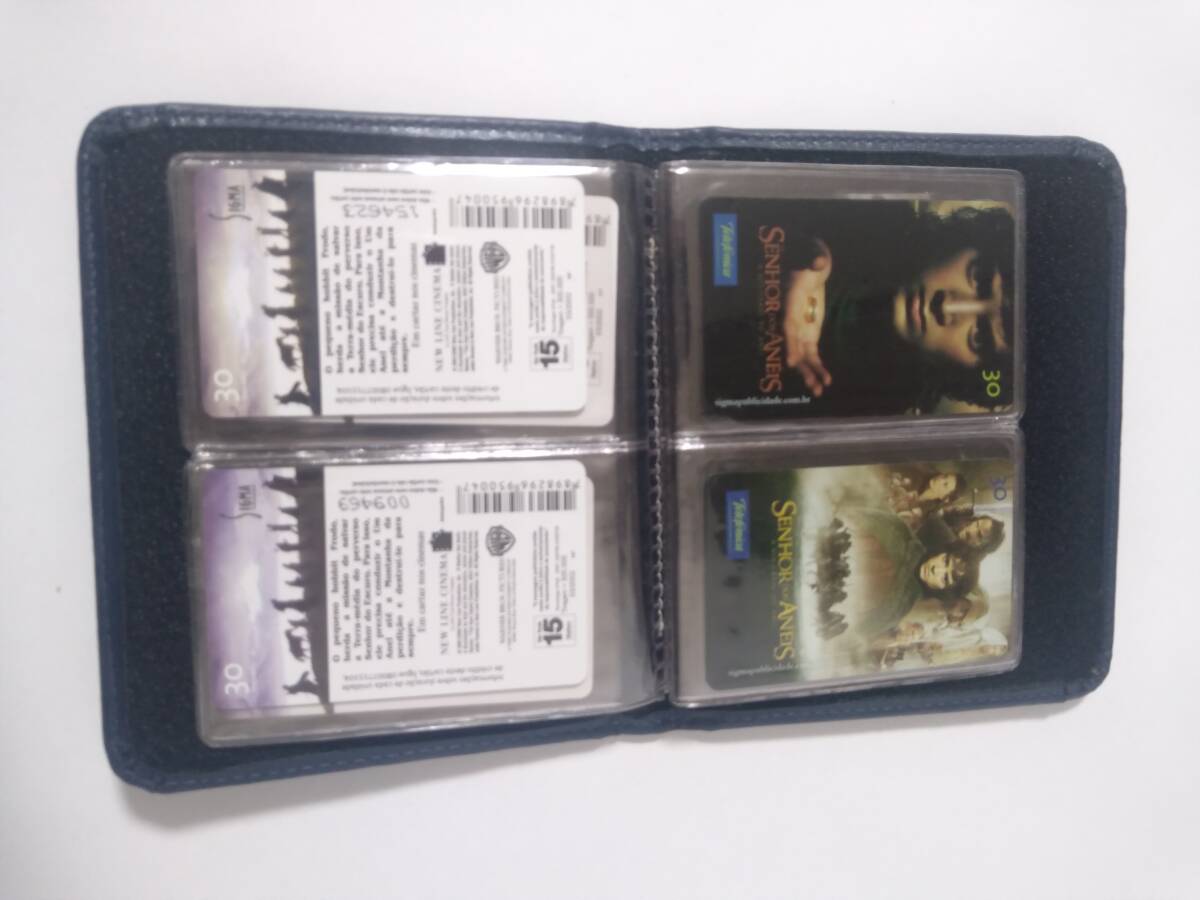 ロードオブザリングのメキシコ製テレフォンカードとカードケース　未使用　コンプリート？+おまけ_3