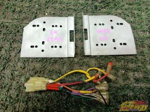 S_ジムニー 3型(JB23W)社外オーディオ取付ステー+カプラー 3点【Y43S】