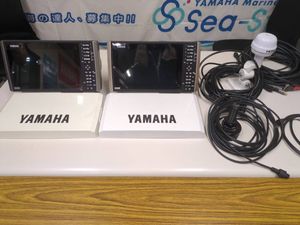 【中古美品】2ステーションカスタム魚探　YAMAHA　Y’sGEAR　YFHIII09WS-M66　GPS魚探　