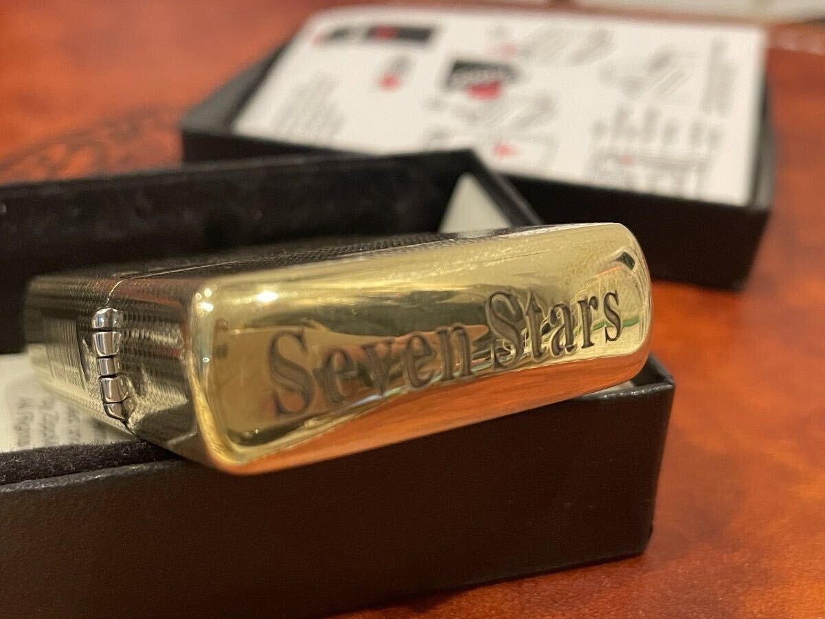 zippo ジッポー オイルライター セブンスター Seven Stars ゴールド 