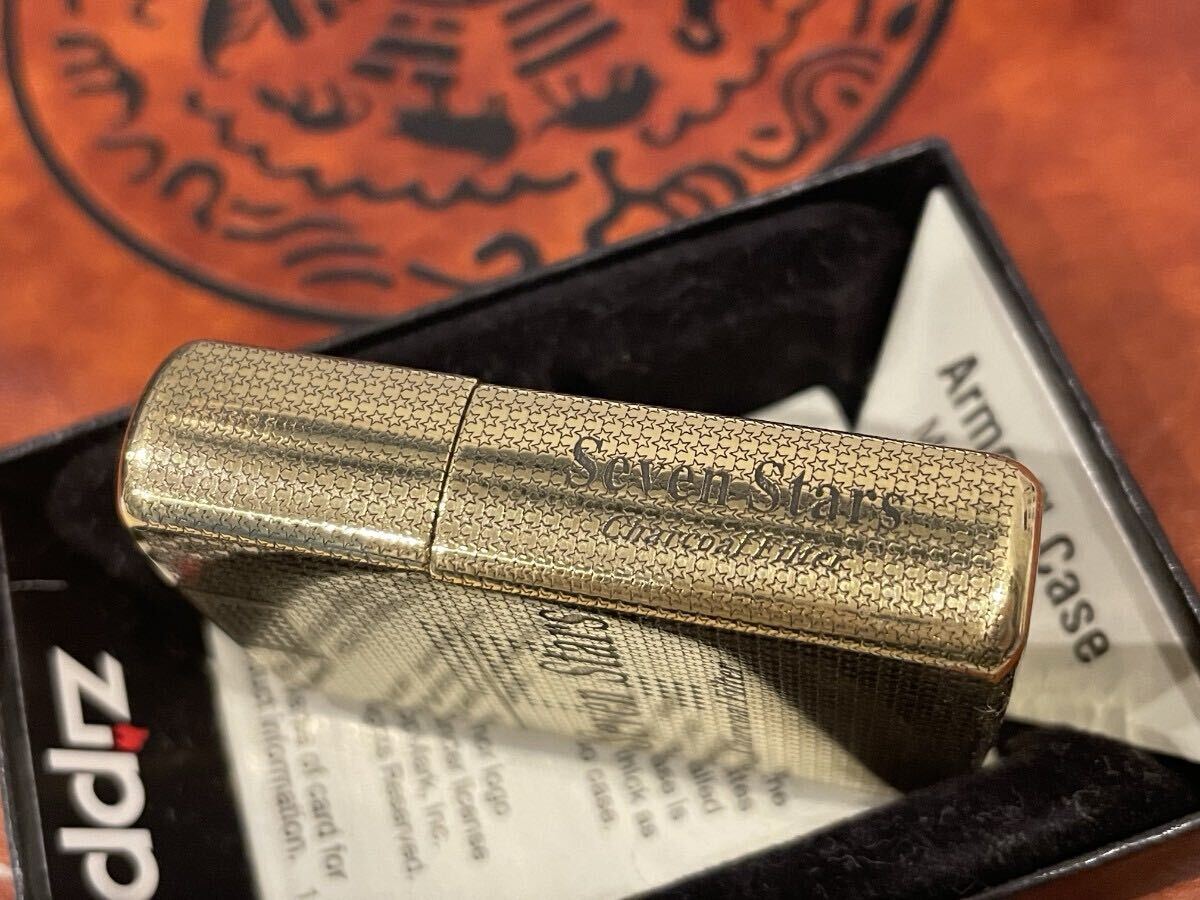 zippo ジッポー オイルライター セブンスター Seven Stars ゴールド 