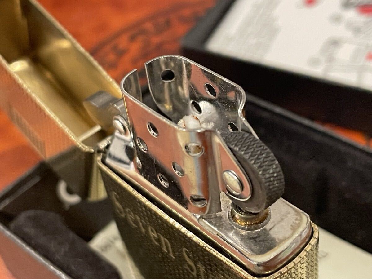 zippo ジッポー オイルライター セブンスター Seven Stars ゴールド 