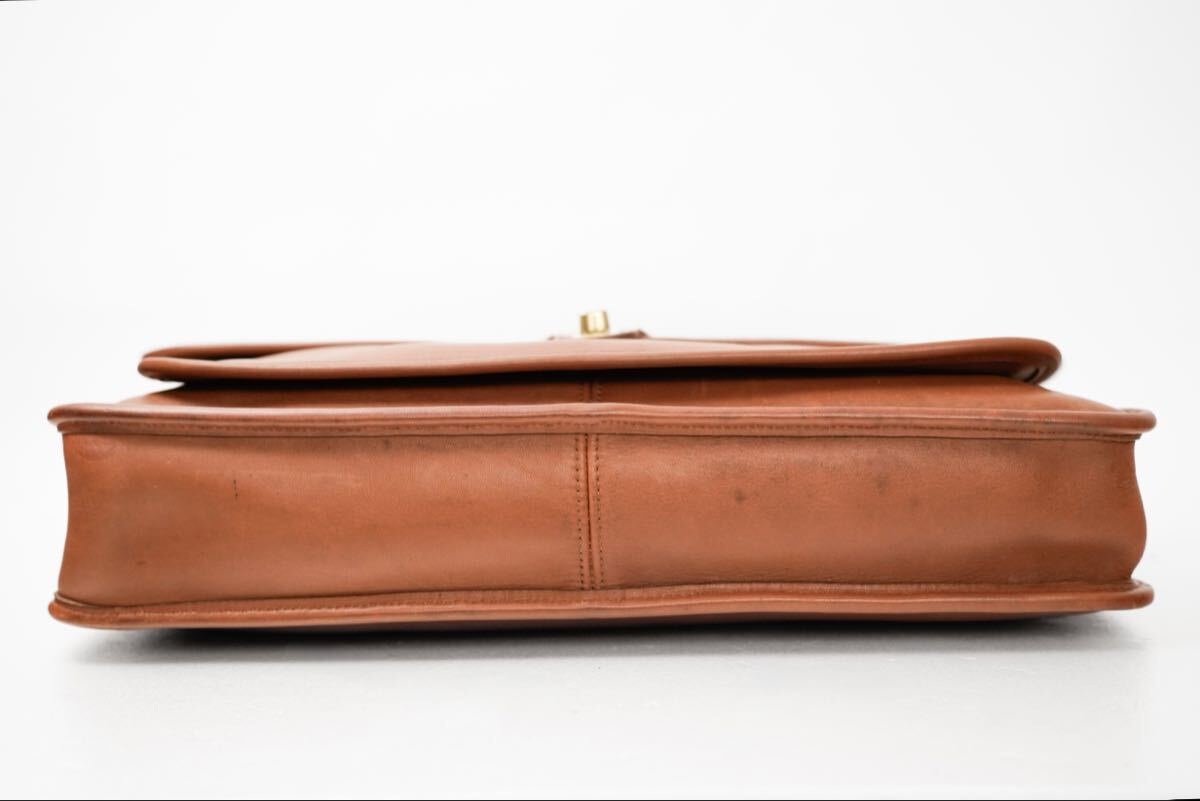 COACH Vintage Leather Satchel Brown Shoulder Bag コーチ COACH 