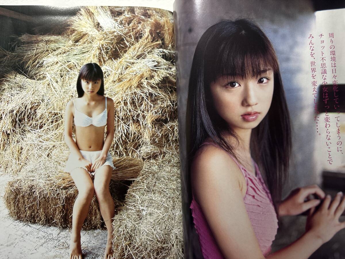 ソラトウミトハナト　ヤングアニマル　小倉優子 ◇(51025)ヤングアニマル 2003年1月10日 小倉優子 水着ビキニ ポスター