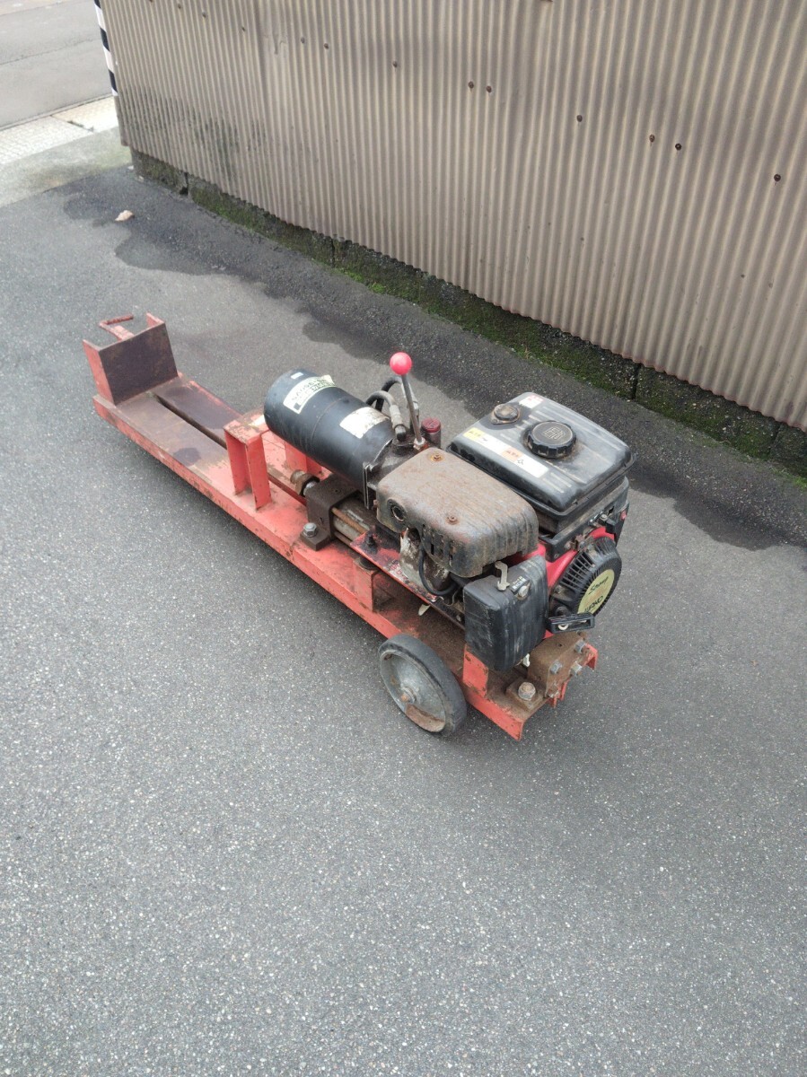 薪割り機 エンジン薪割り機 薪割機 WAKO WS-350VS エンジン実働(農業 