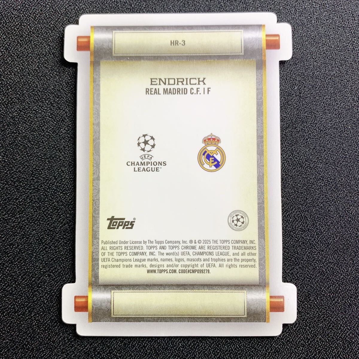 ENDRICK RCカード レアル・マドリード　5シリ Endrick 2024-25 Topps Finest UEFA Real Madrid Rookie RC Silver