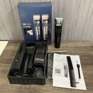 y120213m バリカン メンズ 電動バリカン セルフカット led電量ディスプレイ IPX7 ヘアー