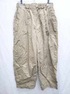 ◇ ⊂ Cafetty カフェッティ ウエストゴム ワイド パンツ サイズM ブラウン レディース P