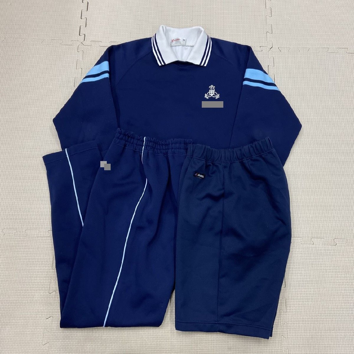 Y2454/Y] 山形県 山形市立蔵王第一中学校 体操着 4点 /指定品/SS/L