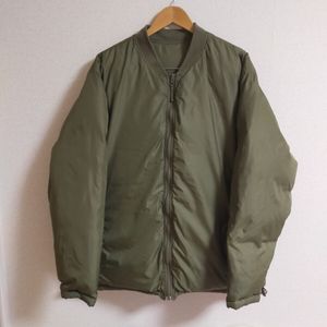 L.L.BEAN LLビーン リバーシブル ダウンジャケット グースダウン 00s XL カーキ