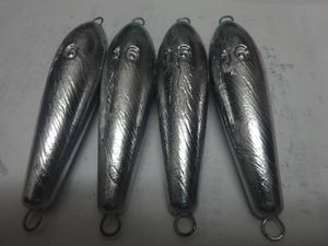 釣具 オモリ 約１２０号（約１６オンス） ４本 送料無料　　５