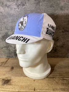 JQ736 ビアンキ BIANCHI サイクルキャップ 水色白