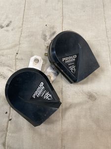B4 MITSUBA ミツバ PROUD HORN プラウドホーン 警報機 クラクション 2個セット 12V