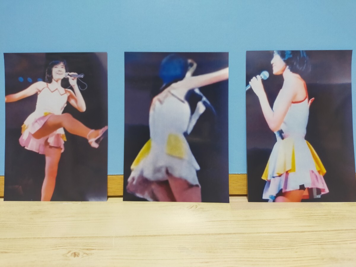 非売品★昭和レトロ★アイドル 早見優 木製 額縁 プロマイド ポスター パネル 早見優 写真 Lサイズ 3枚セット 80年代アイドル(早見優)｜売買された