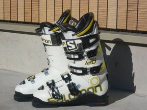 4★★★★即決！SALOMON/サロモン スキーブーツ X-MAX120 白/黒 26.0cm/26.5cm 305mm
