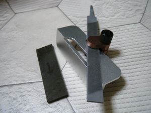 新品　８８° ジュラルミンWCファイルガイド　４点（専用クランプ+中目ファイル+細目ファ