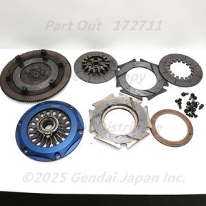 [F-18] GDB スペックC RA G型 クスコ ツインカーボン クラッチ 667022TC フライホイール