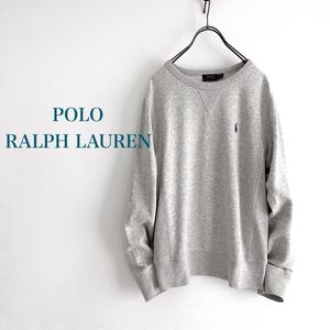 POLO RALPH LAUREN ポロラルフローレン ポニーロゴ スウェット グレー レディース