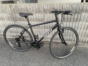 クロスバイク GIANT ジャイアント エスケープR3 2025モデル サイズS マットブラック 走行