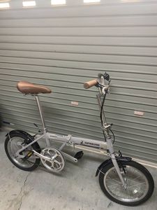 キャプテンスタッグ　アルミ折りたたみ自転車