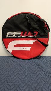 M1【500円スタート】FAST FORWARD ファストフォワード ホイールバッグ FFWD レッド＆ブラ