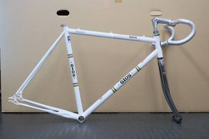 新品★完成車ばらし　2023 GIOS, VINTAGE PISTA フレームフォーク+αセット(52サイズ) ジ