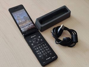 DoCoMo ドコモ　Panasonic　パナソニック　 P-01J P-smart ケータイ ブラック