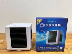 25-1【鴇】☆1円スタート☆ 動作確認OK！ここひえ R7 25013-J 省エネ小型クーラー COCOHI