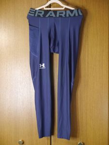 ロングスパッツ★アンダーアーマー☆メンズ♪サイズL ネイビー