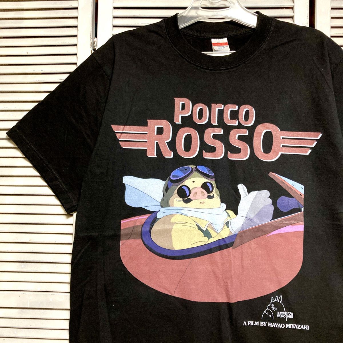 海外版 公式 オフィシャル スタジオジブリ 映画 紅の豚 Tシャツ
