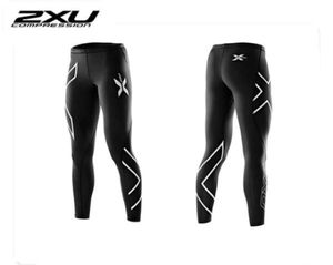 ■新品■2XU タイツ メンズ L シルバー 銀 コンプレッションウェア マラソン トレーニン