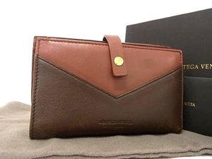 1円 BOTTEGA VENETA ボッテガヴェネタ レザー 二つ折り 財布 ウォレット 小銭入れ 札入れ
