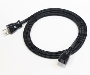 送料無料！ 旧規格 角2P 適応 非メッキプラグ仕様 電源ケーブル 180cm@Accuphase/Luxman/