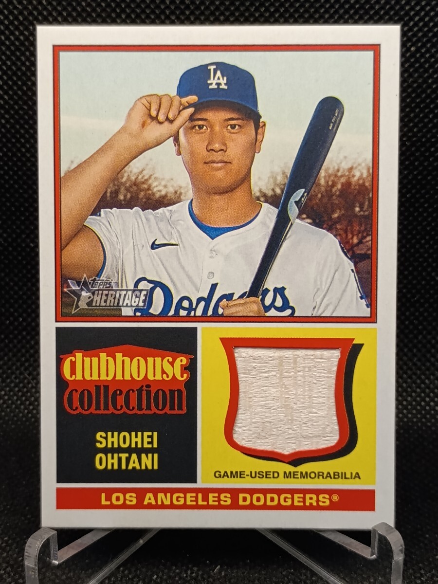 大谷翔平 レリック バット 【2025 TOPPS HERITAGE HIGH NUMBER