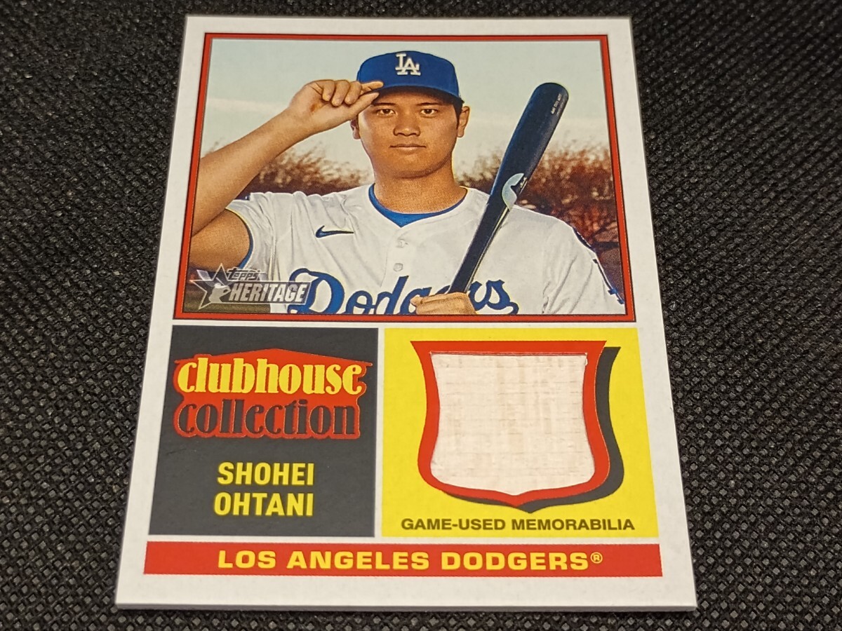 大谷翔平 レリック バット 【2025 TOPPS HERITAGE HIGH NUMBER 