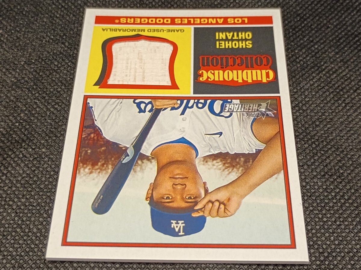大谷翔平 レリック バット 【2025 TOPPS HERITAGE HIGH NUMBER 