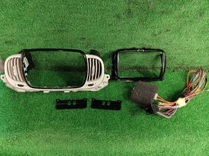 339137★ABA-31209 フィアット500【純正】クラスターパネル★オーディオパネル★ステー付