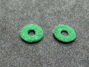 D034 abu ブッシング用 フェルト ブラウン チェリー ストライパー AL old