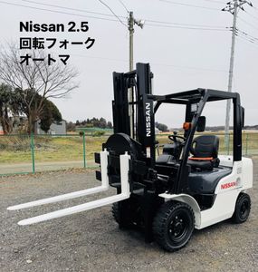 日産-Nissan 2トン 半 フォークリフト& FG-25 & 2500KG & ガソリン & オートマ& 時間-110