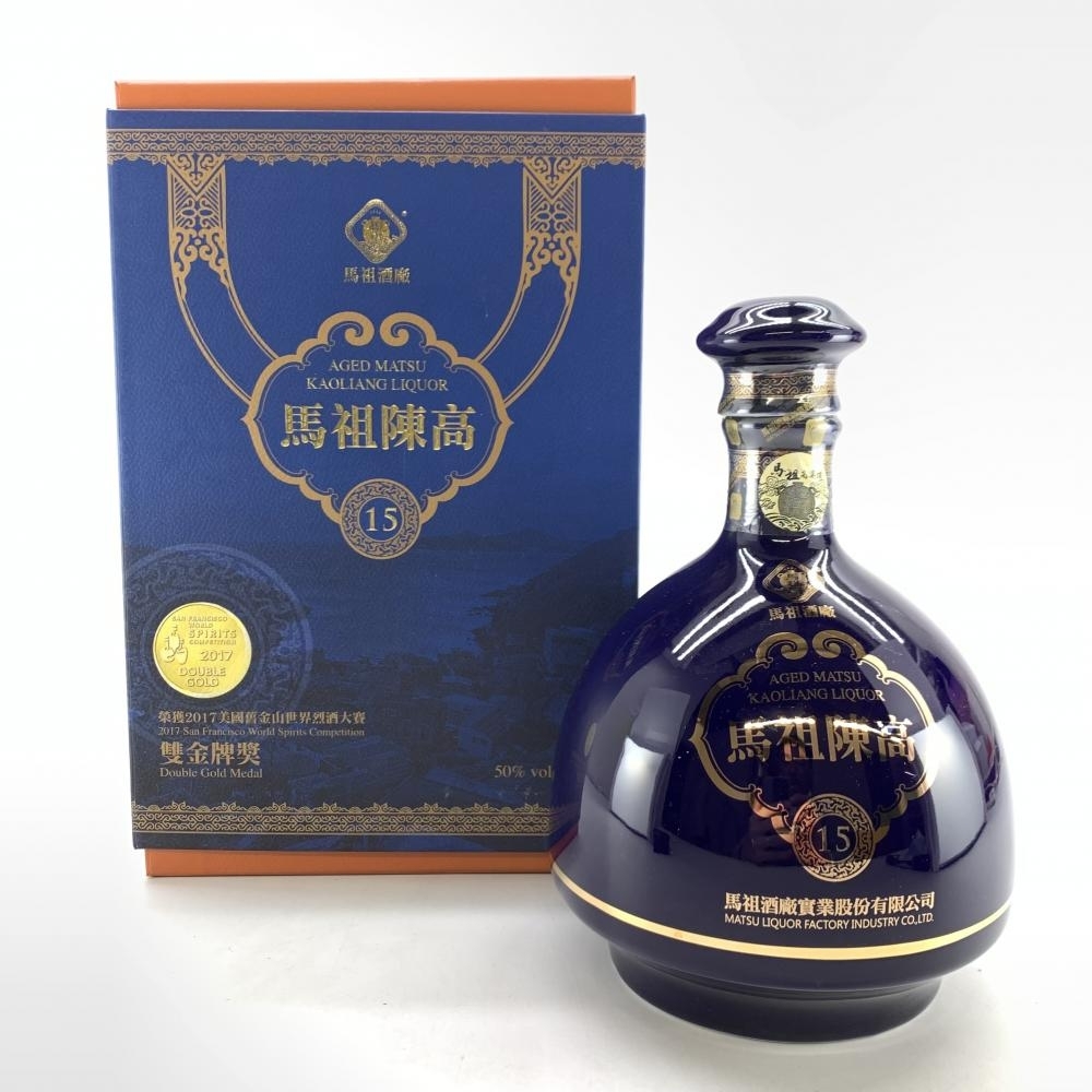 馬祖陳高 15年 2021年 600ml 50度 馬祖高粱酒 AGED MATSU KAOLIANG