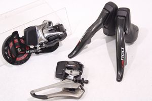 ★SRAM スラム RED eTap 2x11s 電動変速 機械式ブレーキ 3点グループセット RIDEAビッグ