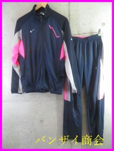 1120b18◆良品です◆セットアップ◆NIKE ナイキ トラックジャージ 上下 L/ジャケット/ウ