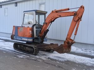 八戸発 HURUKAWA 古河 ユンボ ミニユンボ バックホー FX-033 動作確認済 ディーゼル セル